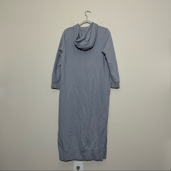Split Seam Hooded Sweatshirt Dress 
